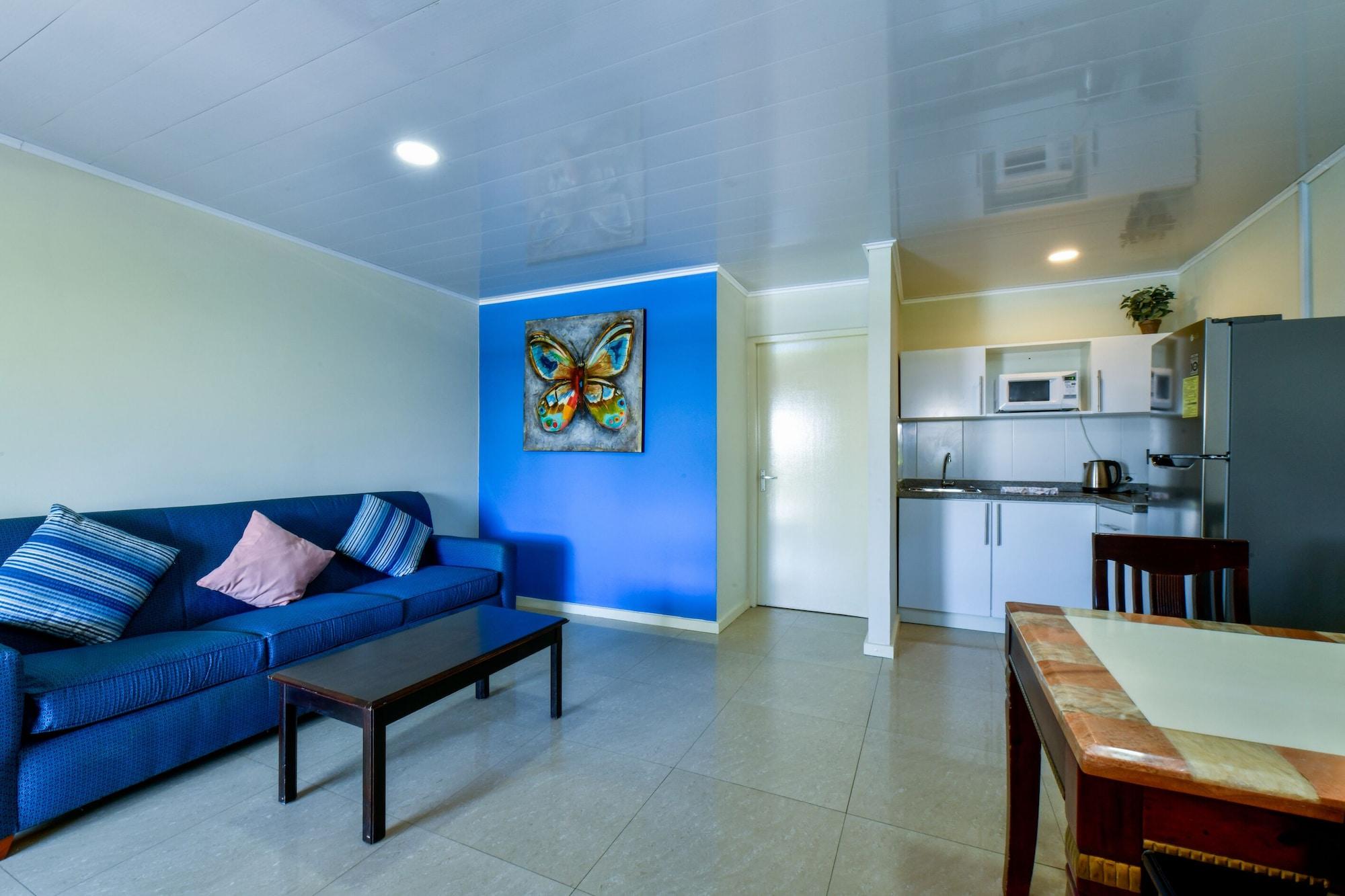 Aruba Blue Village Hotel And Apartments Palm Beach Bagian luar foto